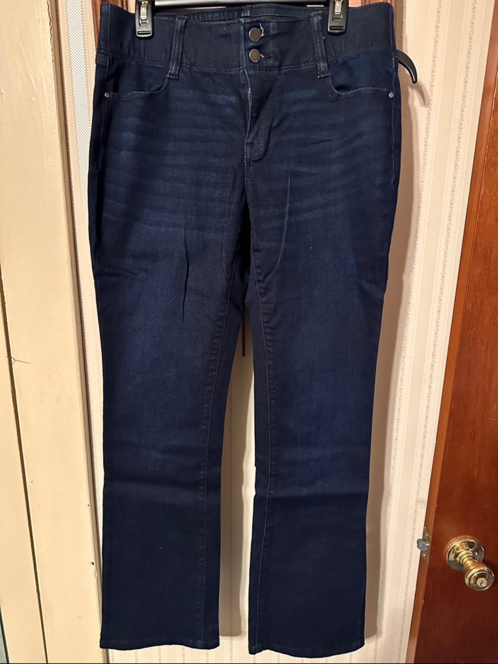 Nine West Dark Blue Women's Classic Straight Jeans